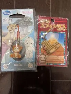 ライオン・キング シンバ & スフィンクス キューピーキーホルダーセット