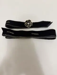 CHANEL シャネル　限定　ホリデーコレクション　リボン ベロア