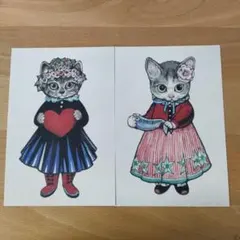 ボリス雑貨店、ヒグチユウコ、ポストカード２枚セット