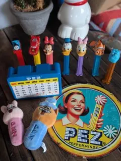 PEZ　万年カレンダー　他キャラクターグッズ　まとめ売りのサムネイル