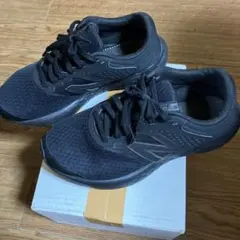 マ*ン様 New Balance ブラックスニーカー 4Ｅ25,５センチ、420