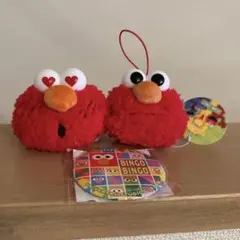 セサミストリート フェイスマスコット　USJ BINGO BINGOバッジ