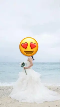 前撮り　フォトウェディング　ウェディングドレス