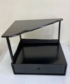 茶道具 棚 黒 和風 飾り棚 組み立て式 ブラック インテリア置物 ディスプレイ