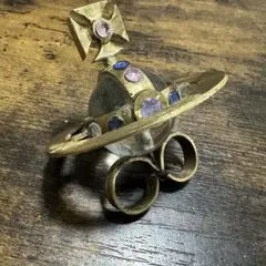 超劇レア Vivienne Westwood ダブルリング ヴィンテージ