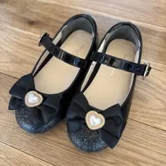 フォーマルシューズ 女の子リボン付き　17.0cm