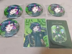 ツイステ ブレイジングジュエル リリア 缶バッジ オーロラカード