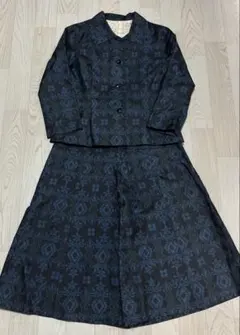 大島紬 着物リメイク セットアップ