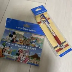 東京ディズニーリゾート メモ帳 &juice up ボールペン3色　セット売り