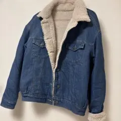 デニムボアジャケットGジャン裏ボアレディースM