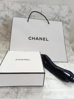 CHANEL 空き箱、リボン、紙袋