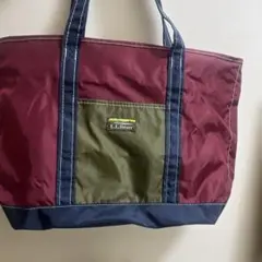 L.L.Bean トートバッグ ナイロン ボルドーのサムネイル