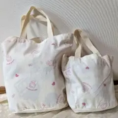 新品　HELLO KITTY トートバッグ （大）（小）2点セット