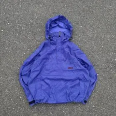 90s 刺繍タグ gray bear グラフチェック アノラックパーカー