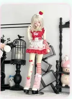 ★SEN★AF11379【afly】1/4洋服7点セット（赤/MSD）