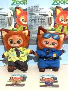 【正規品】MINISOズートピア2 ニック・ワイルド ぬいぐるみセット
