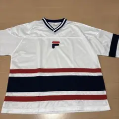 신품 FILA 메쉬 게임 셔츠 V넥