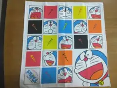 ドラえもん 70-80年代？大判ハンカチ　未使用　美品レトロ