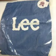 新品　Lee デニム ナップサック デニム風　リュックのサムネイル