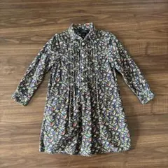 ポロ　ラルフローレン 花柄　コーデュロイワンピース