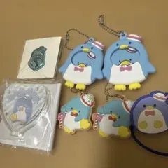 サンリオ　フォトバッチ付きマスコット　アクスタ　タキシードサム