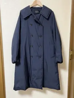 ミズイロインド❤️軽量♪ネイビー 紺色 大きめ ダウンコート☆トレンチ☆ダウン