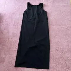 肩紐リボンワンピース