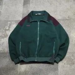 古着 Columbia 切り替え デザイン フリース ジップアップ