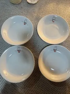 ミッフィー皿 4枚セット直径20cm
