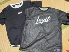 LEGIT プリントロゴ Tシャツ 2点セット L