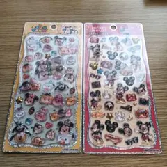 プチドロップステッカー　ディズニー　ミッキー　ツムツム