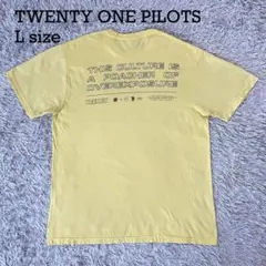 TWENTY ONE PILOTS ツアー Tシャツ L イエロー バンドT