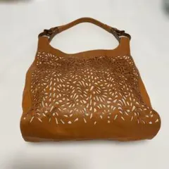 genten ゲンテン　カットワーク　レザー　ショルダーバッグのサムネイル
