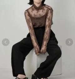 lawgy see through lace tops レーストップス