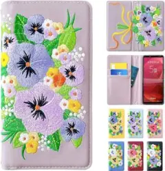 20-37 SC-52A SCG02 Galaxy S20+ 5G ケース 刺繍