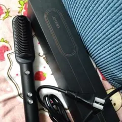 JOTIME ヘアアイロン ブラック/ピンク