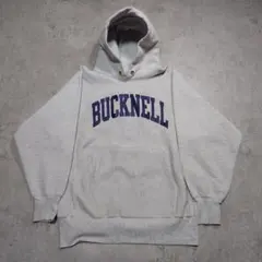 90s Champion 両面プリント リバースウィーブパーカー USA製 L