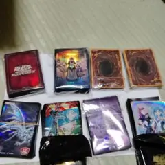 遊戯王まとめ売りスリーブ開封使い済み - メルカリ