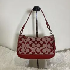 希少】COACH シグネチャー ハンドバッグ ピンク Y2K 6561 - メルカリ