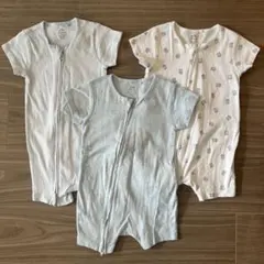 【9-12ヶ月 】NEXT ロンパース スリープスーツ 3 枚組