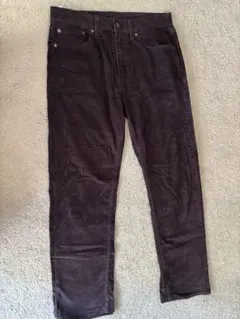 Levi's 505 ダークブラウンコーデュロイパンツ W32 L32