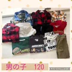 男の子用120サイズ服セット　春服　まど