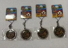 妖怪ウォッチ　ジバニャン　［箱根限定　海賊船］　メタルストラップ　4点セット