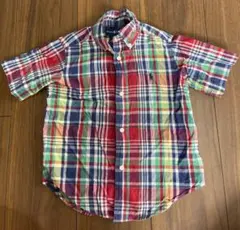 ラルフローレン チェック柄 ポロシャツ　カラフル　90cm 人気色