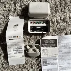 【極美品】SONY ワイヤレスステレオヘッドセット WF-1000XM5シルバー