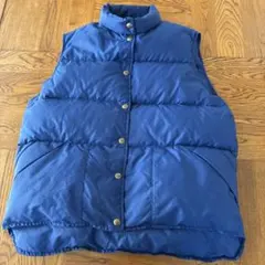 70s USA製 L.L.Bean エルエルビーン ダウンベスト ネイビー　M