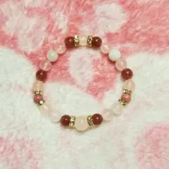 【愛情・恋愛運】パワーストーンブレスレット/ローズクォーツ他