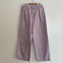 しまむら　デニムパンツ L ジーンズ　　カジュアルパンツ　　パープル