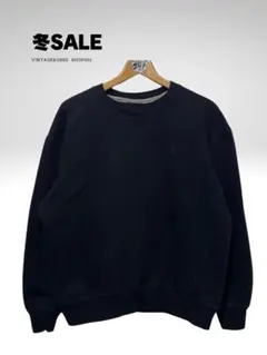 Starter スターター 刺繍ワンポイントロゴ スウェット ブラック M