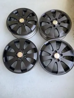 15インチ アルミホイール 4本セット マットブラック　軽自動車全般のサムネイル